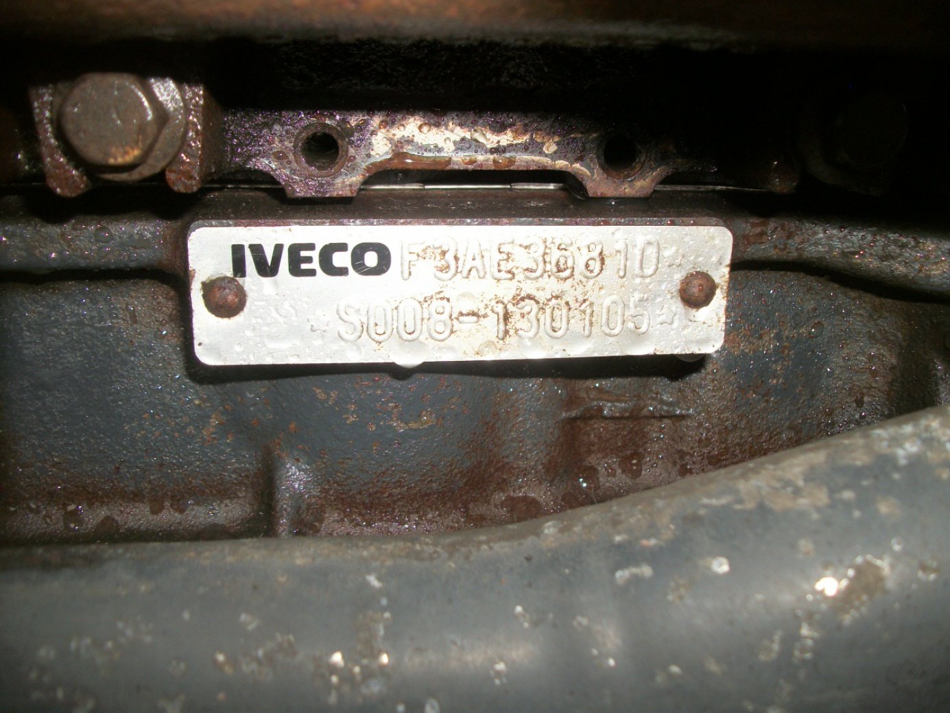 Номер двигателя Iveco Daily 3.0