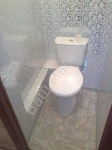 Ремонт туалета в квартире панелями