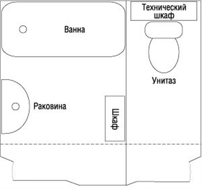 Перепланировка санузла с наращиванием площади за счет коридора или прихожей