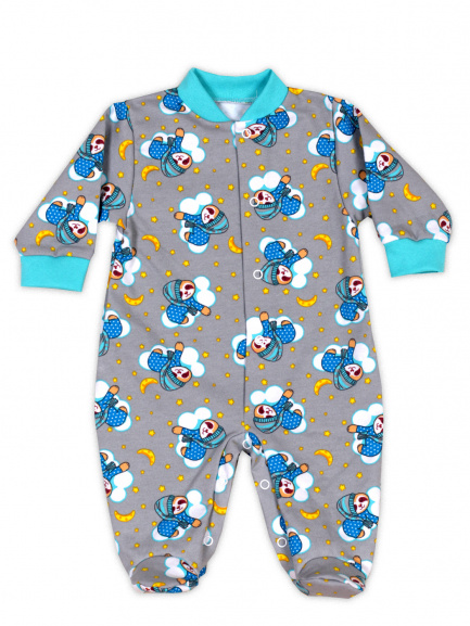 Комбинезон начес соня/серый