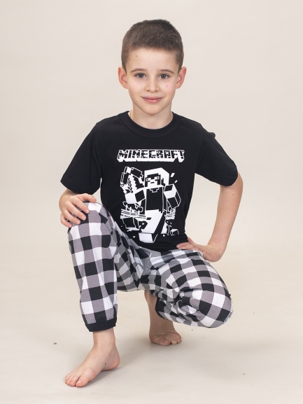 Пижама для детей ПЖТ-210 крафт/шелк