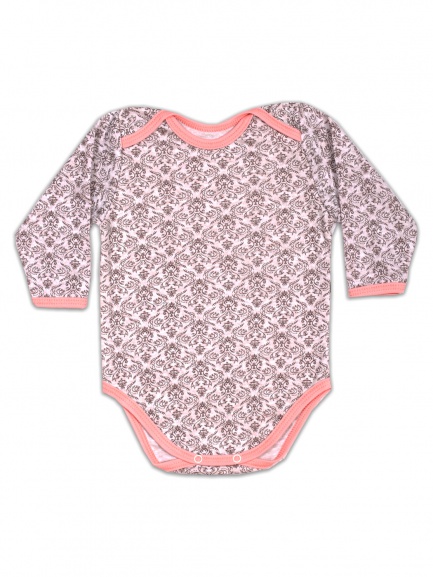 Боди для новорожденных коралл