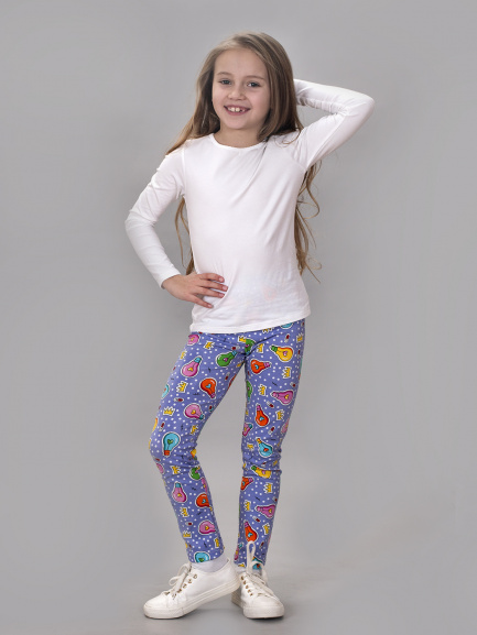 Леггинсы для девочек лампочки