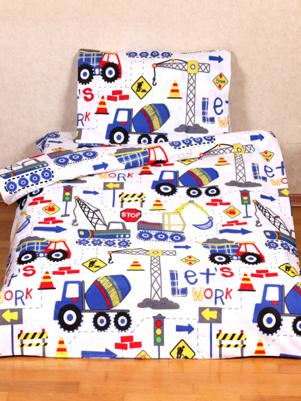 Наволочка 40*60см стройка