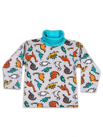 Бадлон футер Дино/изумруд