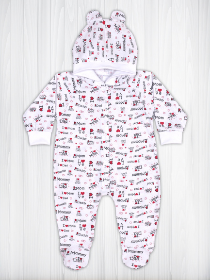 Комбинезон с ушками люблю дади