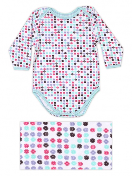 Боди для новорожденных пуговка