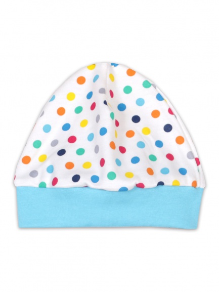 Шапочка детская "горох/средний"