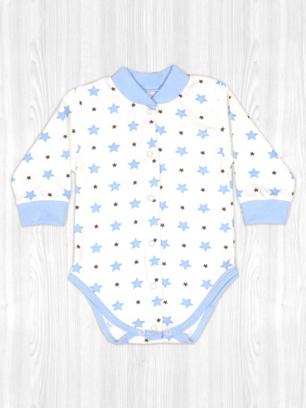 Боди для детей звезды/синий