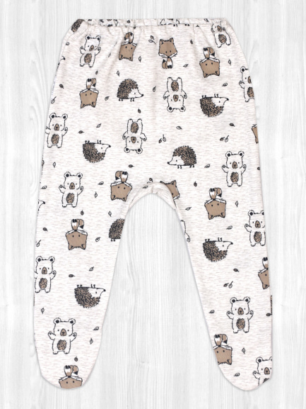 Ползунки на резинке лесные/обитатели