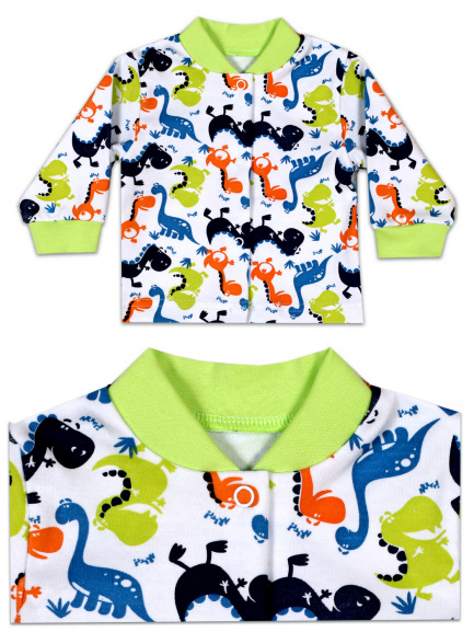 Кофта для новорожденного Дино/салат