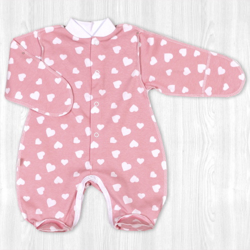 Комбинезон "Крошка" родное/сердце