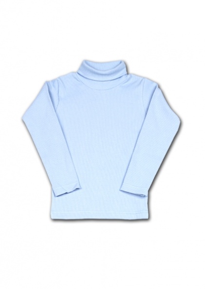 Бадлон однотонный голубой