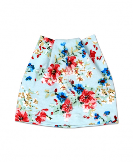 Шапка васильки