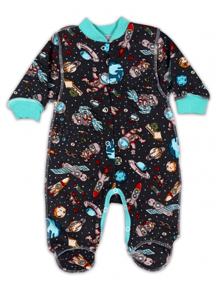 Комбинезон футер Астронавты