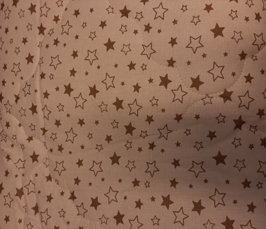 ОДЕЯЛО ДЕТСКОЕ синтепон звезды коричневые