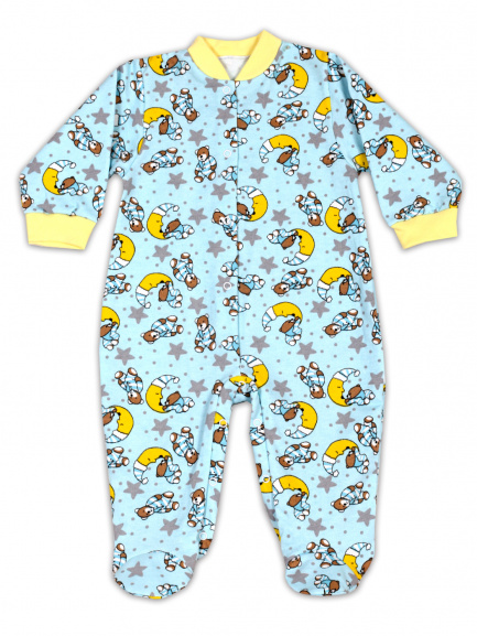 Комбинезон футер Месяц/желтый