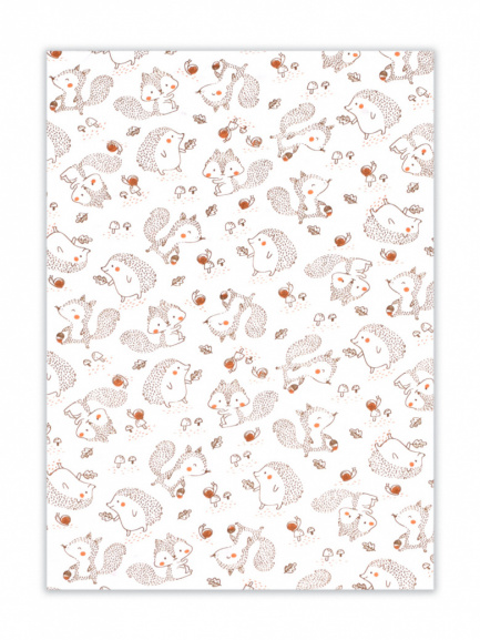 Пеленка трикотаж белочка