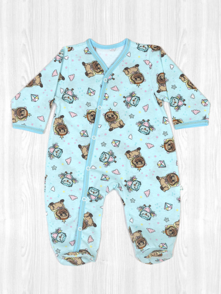 Комбинезон кулирка мопсы