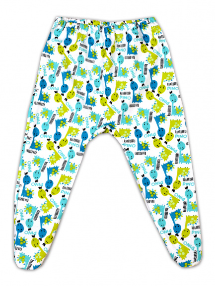 Ползунки на резинке дино/салат