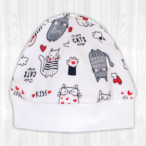 Шапочка детская котик/любимый