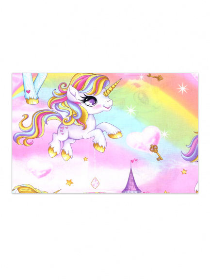 Наволочка 40*60см пони/дворец