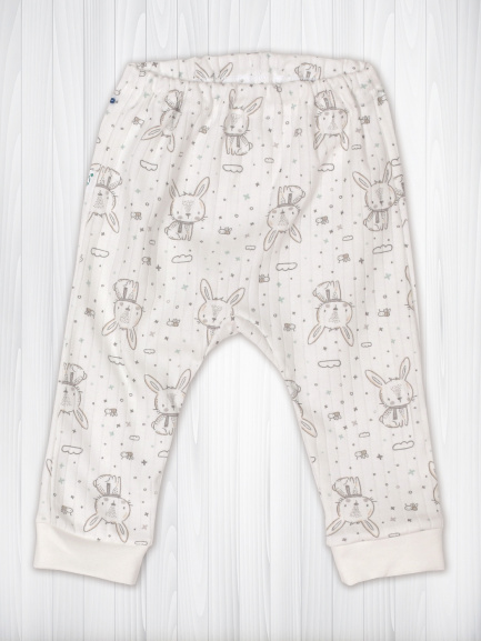 Ползунки на рибане зайчик/мухолов