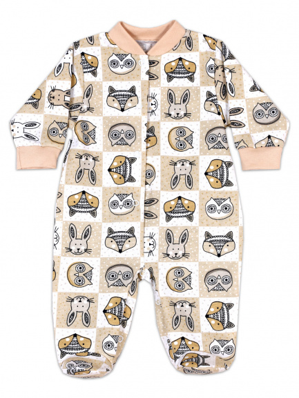 Комбинезон начес звери/веселые