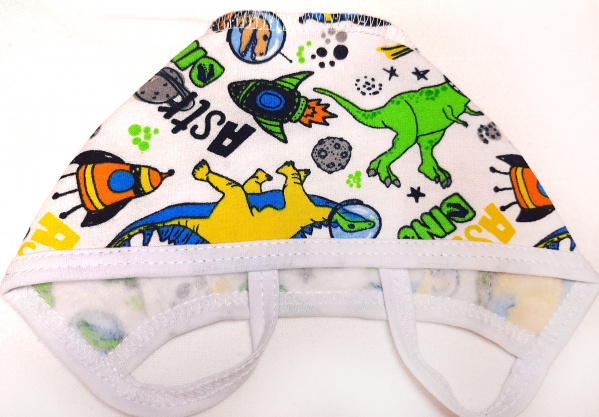 Чепчик астронавт/белый