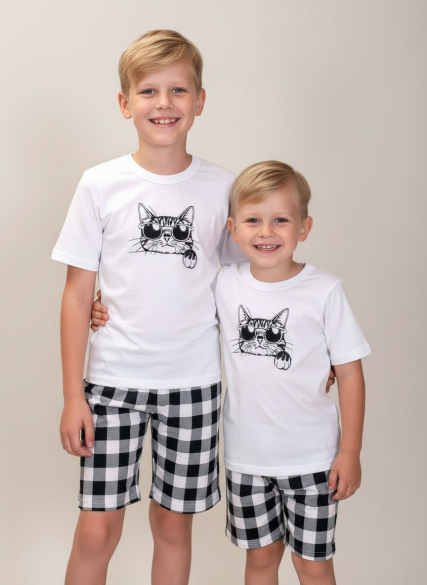 Пижама ПЖТ-205 кот/брутальный