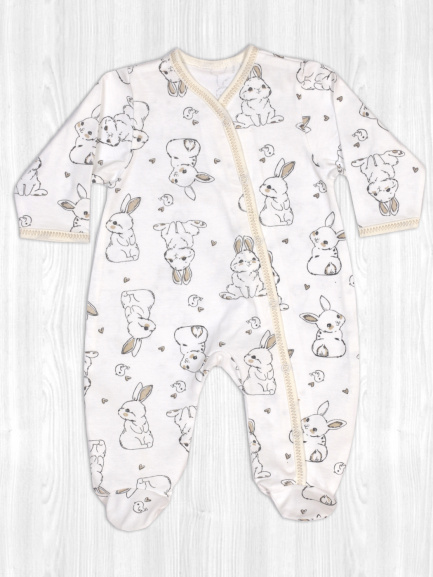 Комбинезон кулирка зайчики/побегайчики
