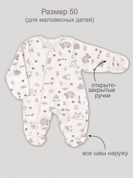 Комбинезон "Крошка" алфавит