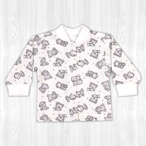 Кофта для новорожденного мишки/экрю