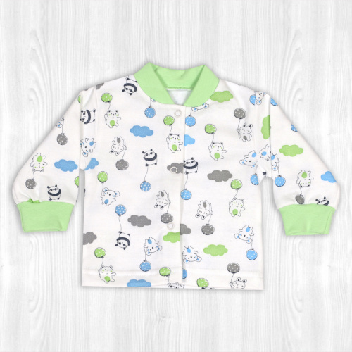 Кофта для новорожденного коала/салат начес