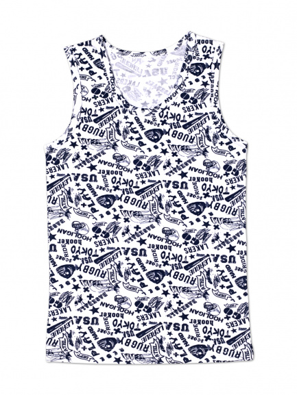 Майка для детей с рисунком бейсбол