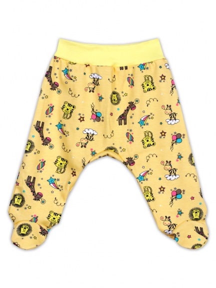 Ползунки на рибане жираф/жёлтый