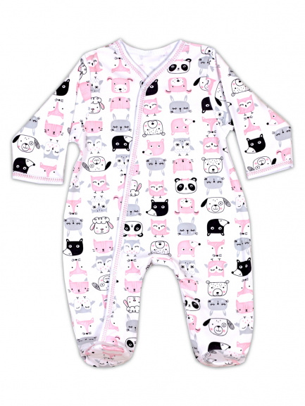 Комбинезон интерлок Мордочки