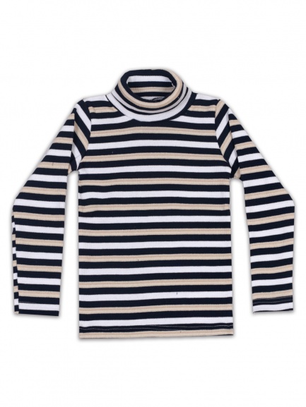 Бадлон полоска беж/черный