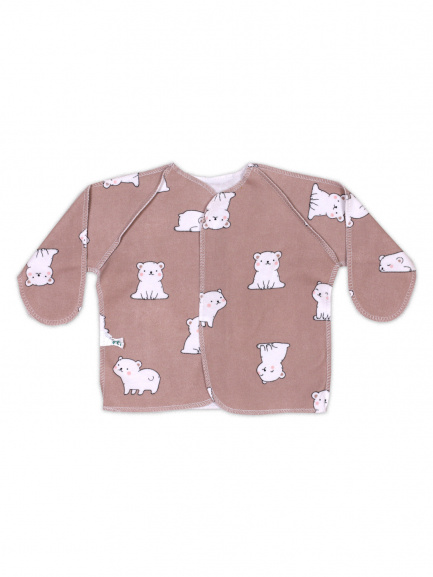 Распашонка о/з рук. на кнопках интерлок