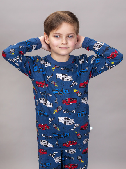 Пижама для детей формула/синий