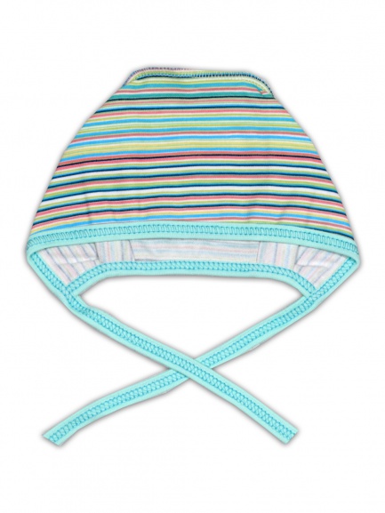 Чепчик "Страус/ментол"