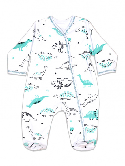 Комбинезон интерлок мезозой/изумруд