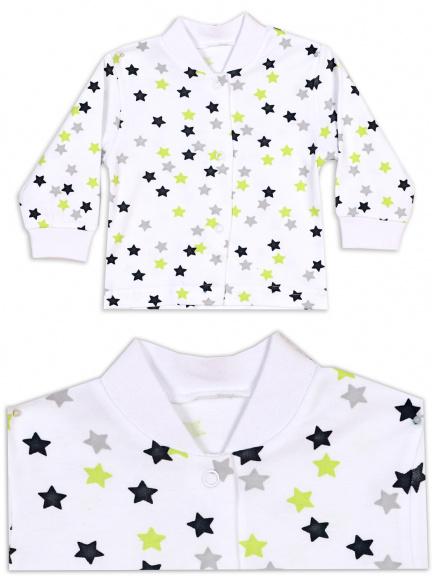 Кофта для новорожденного звездочки