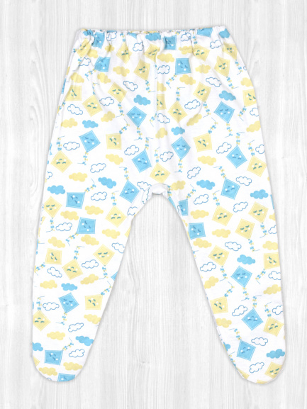 Ползунки детские на резинке воздушный змей