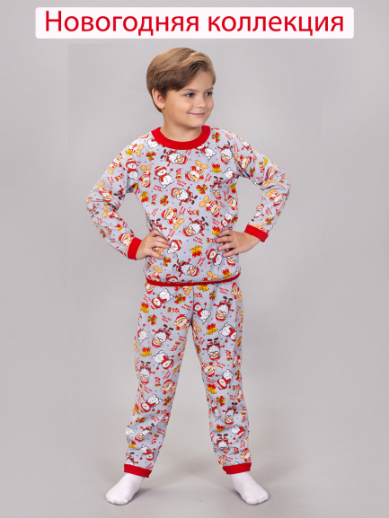 Пижама для детей снеговички/веселые
