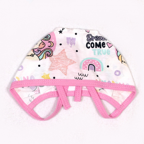 Чепчик детский трикотажный юникорн