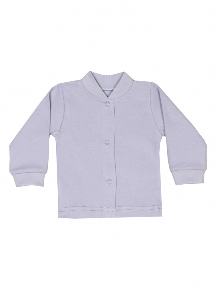 Кофта для новорожденного серый однотон