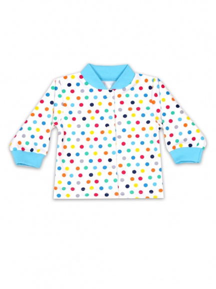 Кофта для новорожденного горох/средний