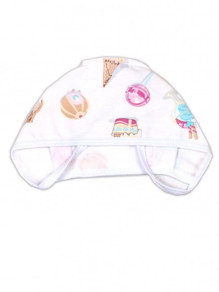 Чепчик для новорожденного с начесом