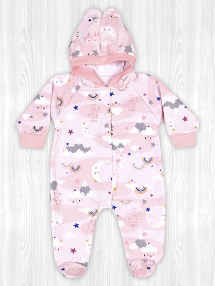 Комбинезон с ушками радуга/новый